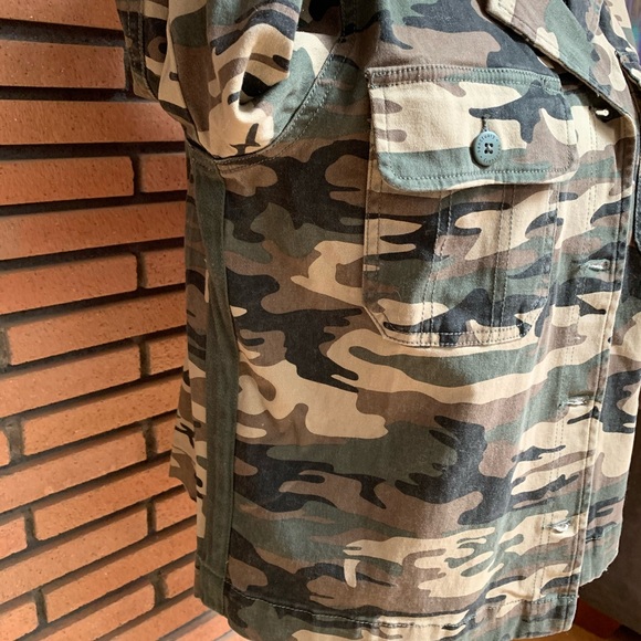 🆕 Sanctuary Tan Camo Jacket - Picture 5 of 7